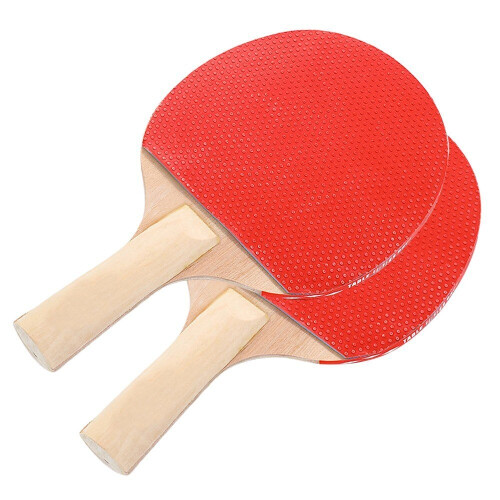 Portable Retractable Ping Pong Post Net Rack Paddles Adjustable Extending Paddle Bats 2