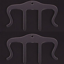 Plastic M-type Transparent Instrument Small Score Clip Piano Music Score Folder
