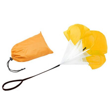 (Orange) Speed Parachute Strength Training Exercise Tool Equipment Umbrella Soccer Football Outdoor Fitness