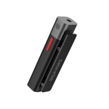 (Black) Wireless BT Microphone Headset Vlog Video Radio Device