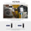 (Black) Wireless BT Microphone Headset Vlog Video Radio Device 10
