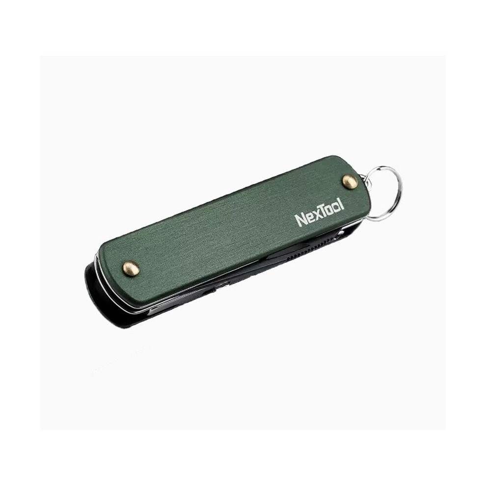 (Green) Nail Clippers Fashionable Multi-used Outdoor Daily Carrying Keyring Package Box Opener Cutter File Gadget From