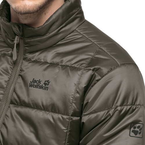 Jack Wolfskin (S, Grape Leaf) Jack Wolfskin Mens Argon Windproof Insulated Warm Winter Jacket Coat 2