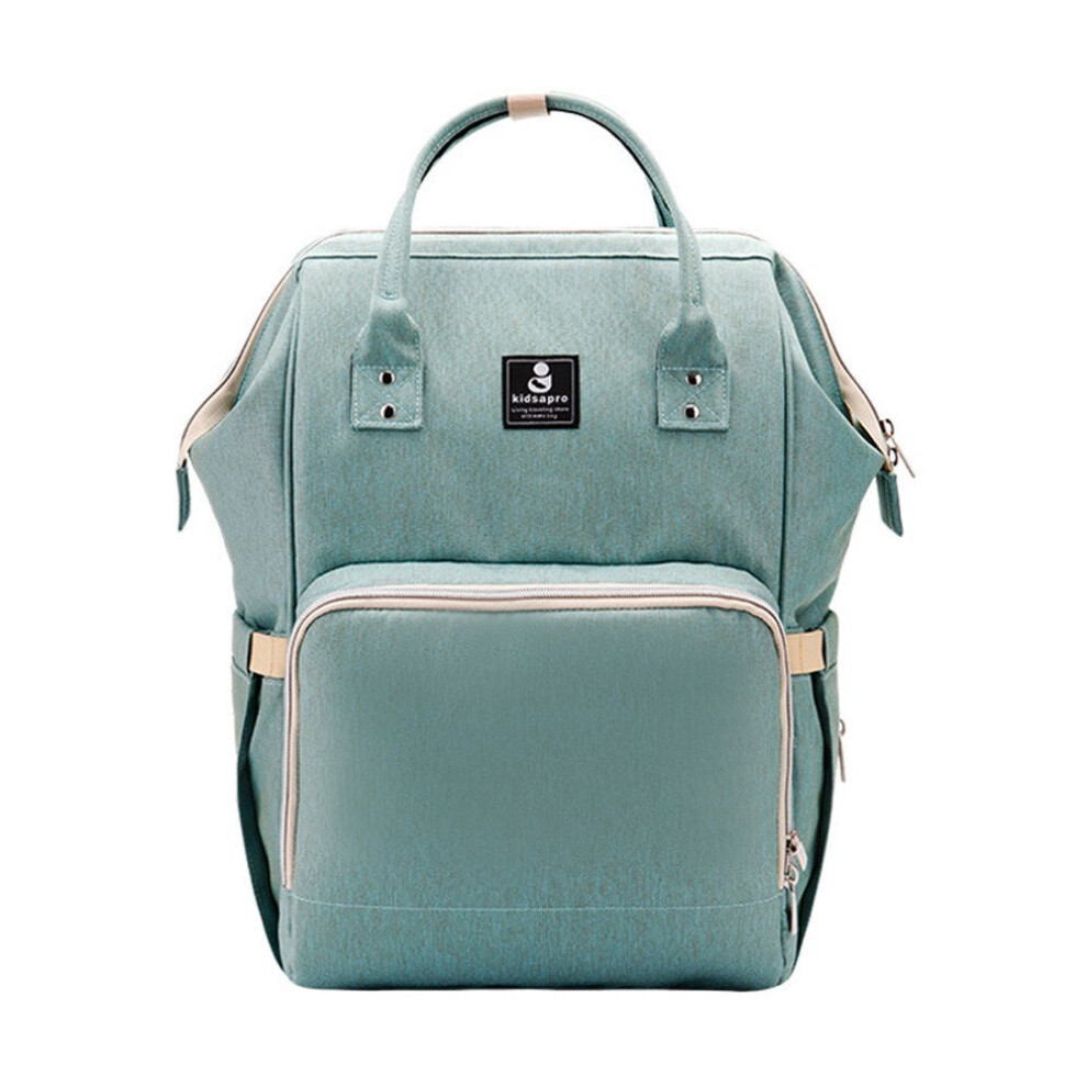 (Green) Diaper Bag Multi-Function Waterproof Travel Backpack Green Greenzech