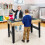 10-in-1 Combo Game Table Set Multi Game Table Set with Foosball 10