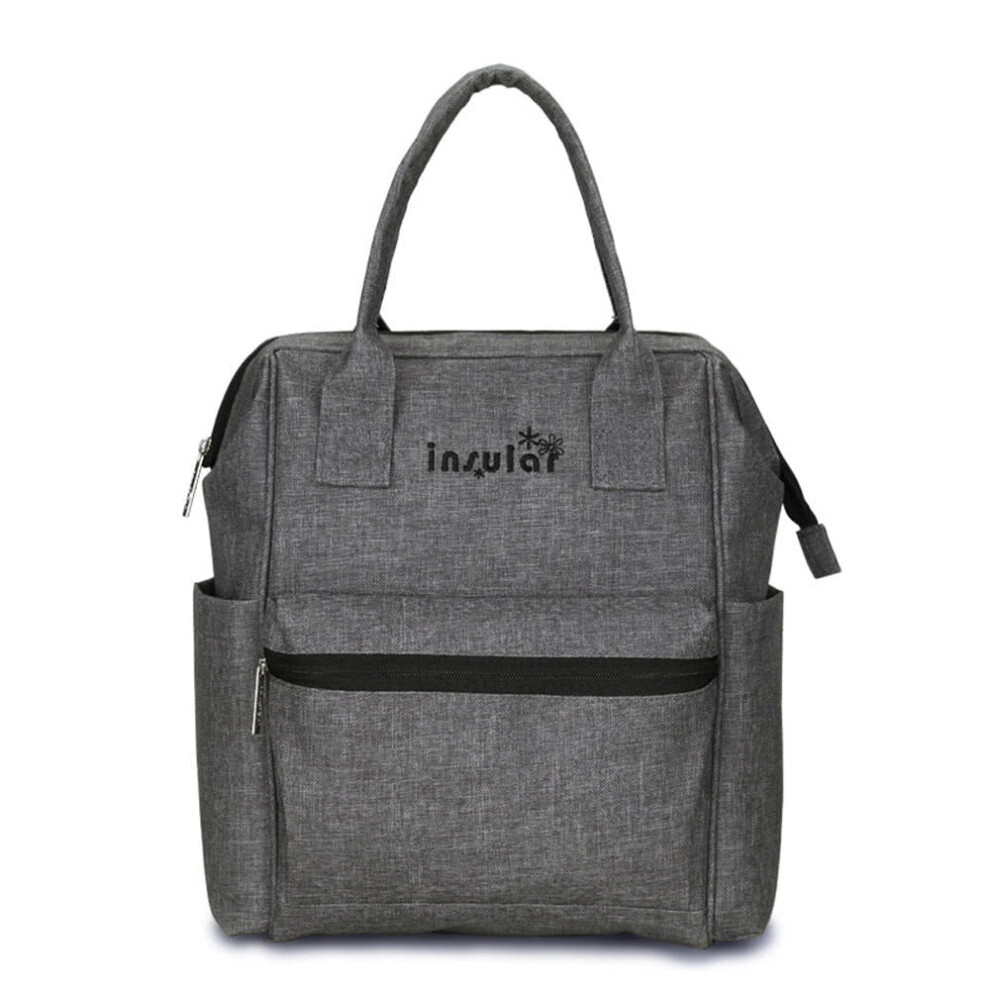Greenzech (Grey) Multifunctional Mommy Bag Excellent Water Resistance Nappy Backpack