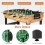 10-in-1 Combo Game Table Set Multi Game Table Set with Foosball 7
