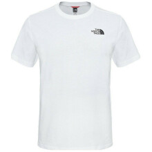 (White, M) The North Face Mens TNF Short Sleeve Tee Cotton T Shirt Crew Neck Top