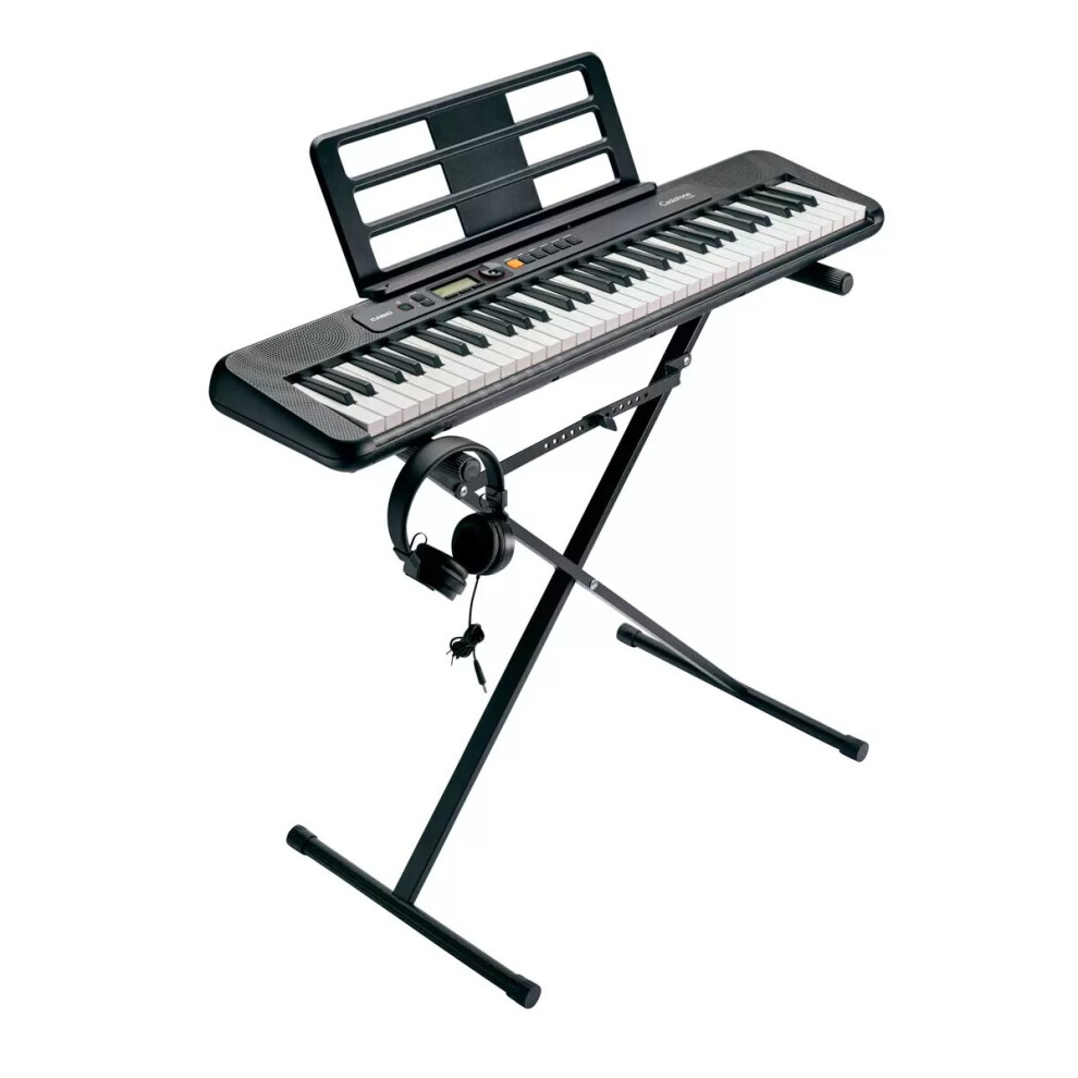 Casio CT-S195AD Portable Keyboard Keylighting in Black with Headphone