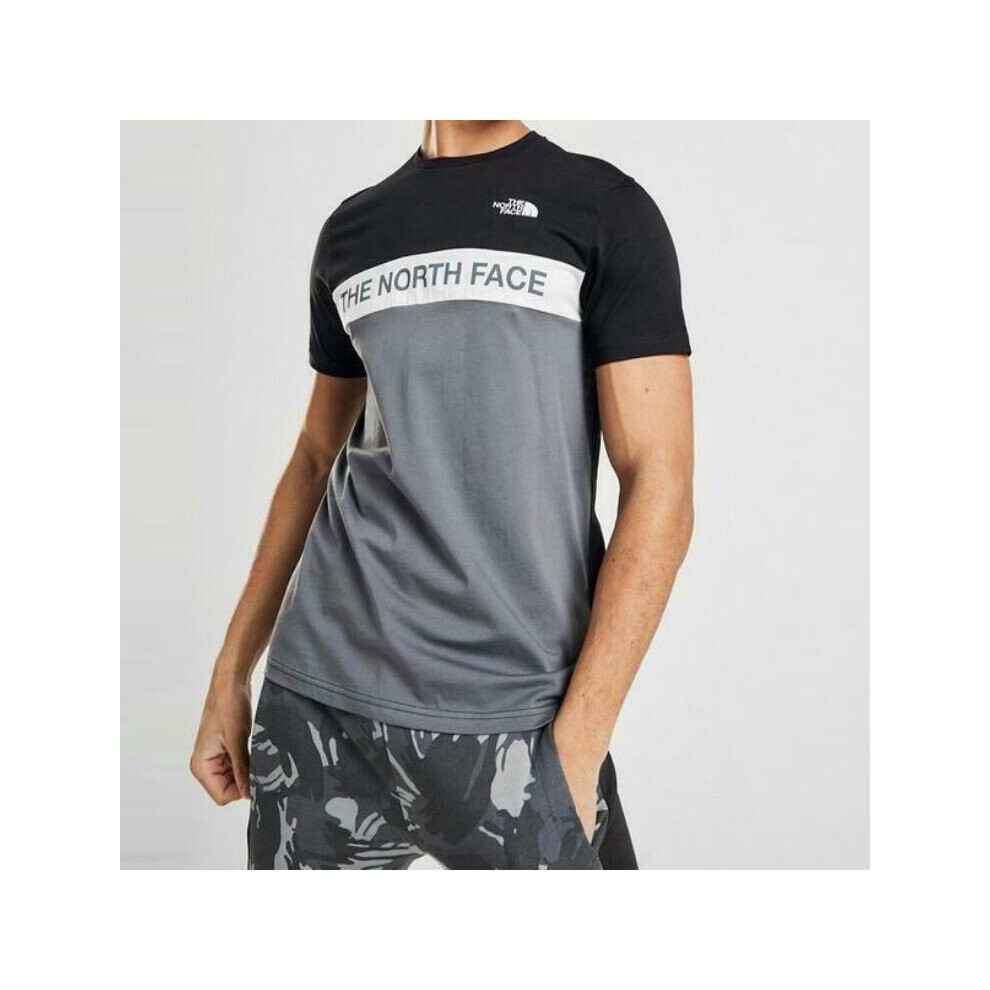 The North Face Men's Black Colour Block T Shirt - Size 36 - Image 3