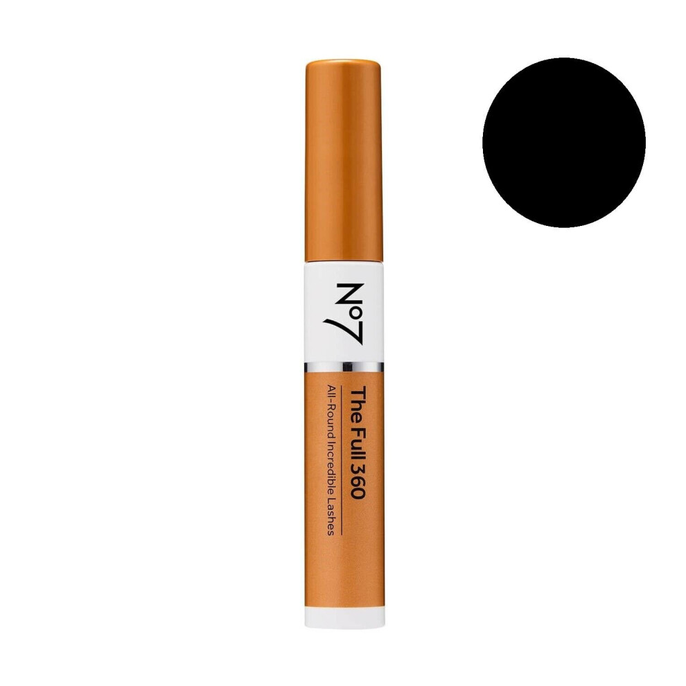 No7 Boots Makeup - The Full 360 Mascara Black 7ml