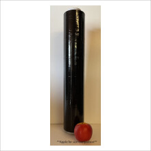 (Black/Opaque, 1 Roll) CLEAR & BLACK PALLET STRETCH WRAP/SHRINKFILM