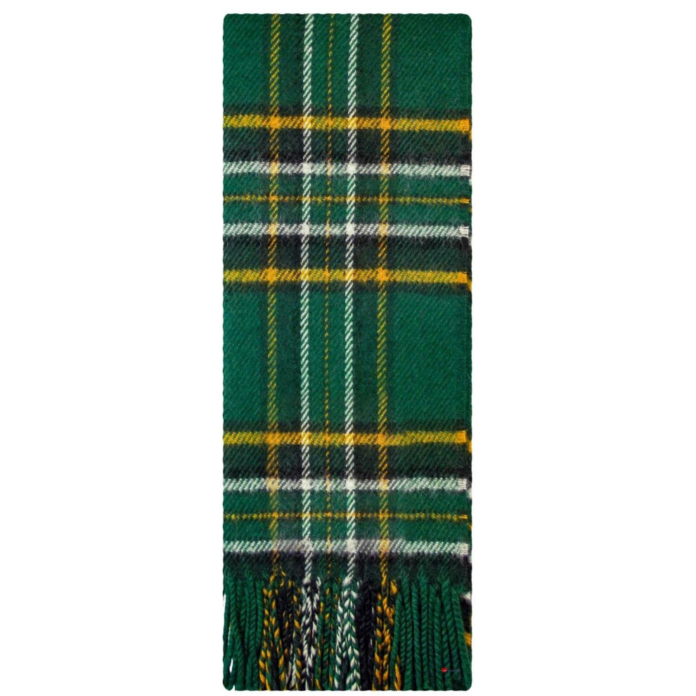 Irish Tartan Plaid Scarf National Tartan 100% Lambswool-image-OPC-P7CJQJQ-NEW
