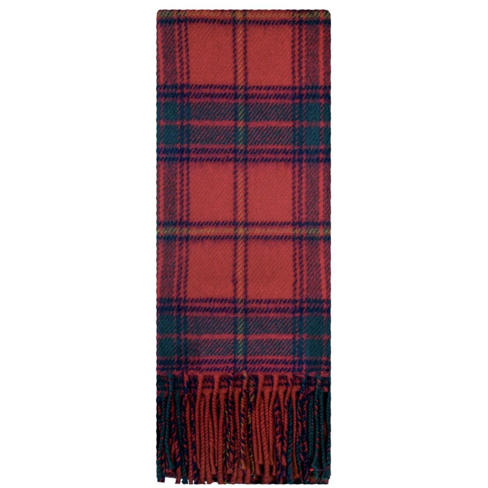 Irish Tartan Plaid Scarf County Galway 100% Lambswool-image-OPC-P7CJQJH-NEW