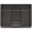 Nevada 6 Door 2 Drawer Mirrored Wardrobe Black Wood Grain 4
