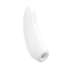 Satisfyer Curvy 1+ Air Pulse Clitoral Stimulator + Vibration - White