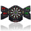 Costway Professional Electronic Dart Board Set Dartboard w/ Cabinet 1