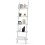 Costway 5 Tier Wooden Leaning Ladder Shelf Unit Bookcase Display Wall Rack 9