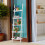 Costway 5 Tier Wooden Leaning Ladder Shelf Unit Bookcase Display Wall Rack 7