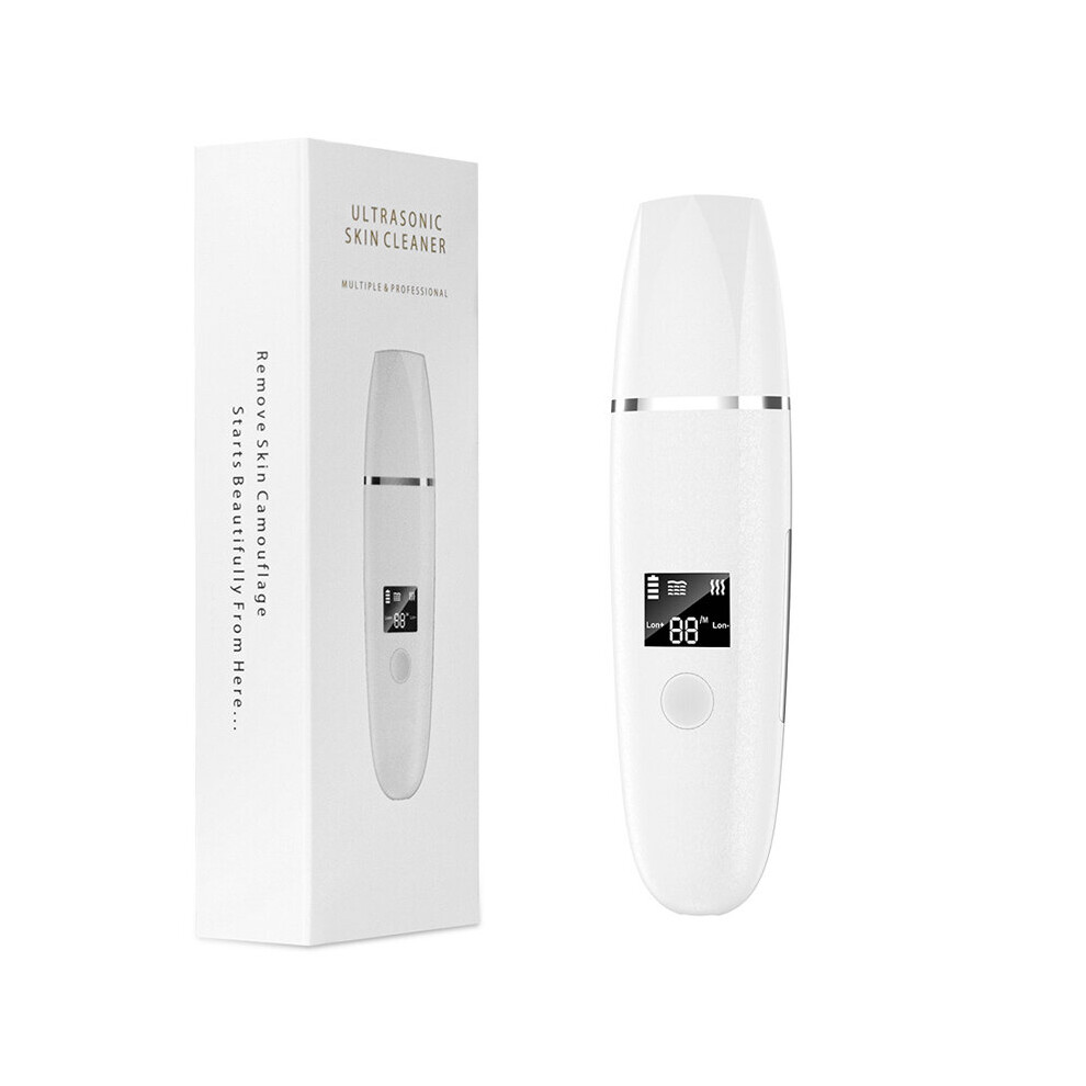 Gacloz White (White) Ultrasonic Skin Scrubber Blackhead Remover Peeling