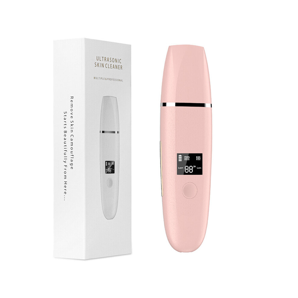Gacloz Pink (Pink) Ultrasonic Skin Scrubber Blackhead Remover Peeling
