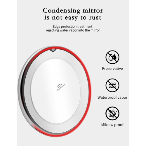 (10x Magnification) LED Makeup Mirror Magnifying Wall Led Light Mirror 2