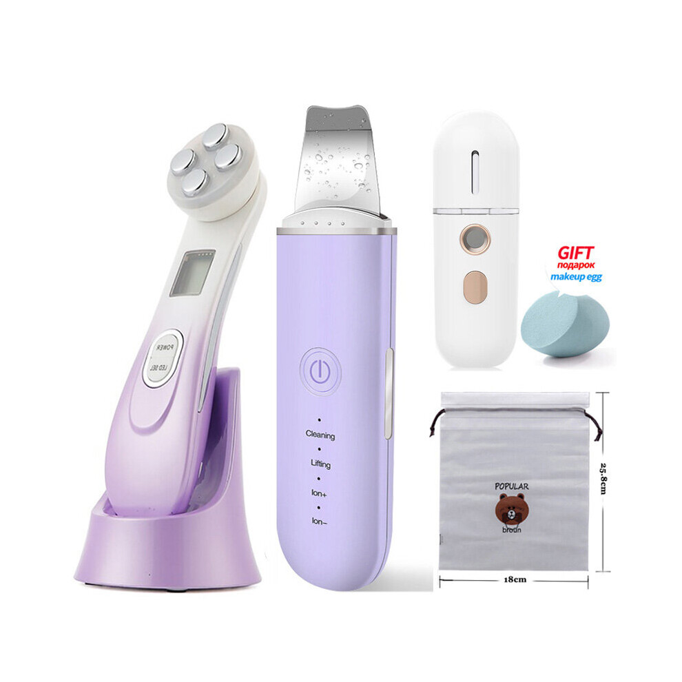 Gacloz (Set A) Ultrasonic Skin Scrubber Facial Blackhead Removers
