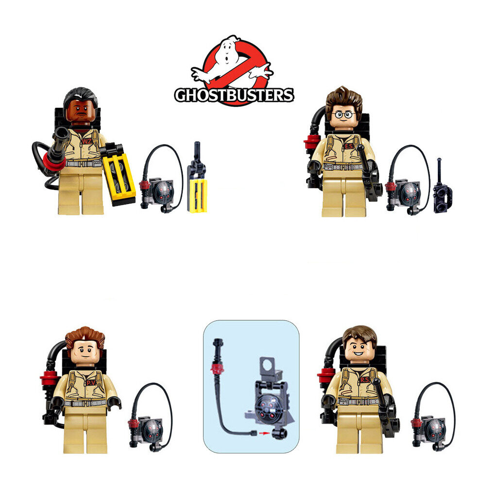 5PCS Ghostbusters Minifigures Blocks Toys Fit Lego