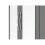 Nevada 3 Door 2 Drawer Mirrored Wardrobe 3D Effect Grey 3