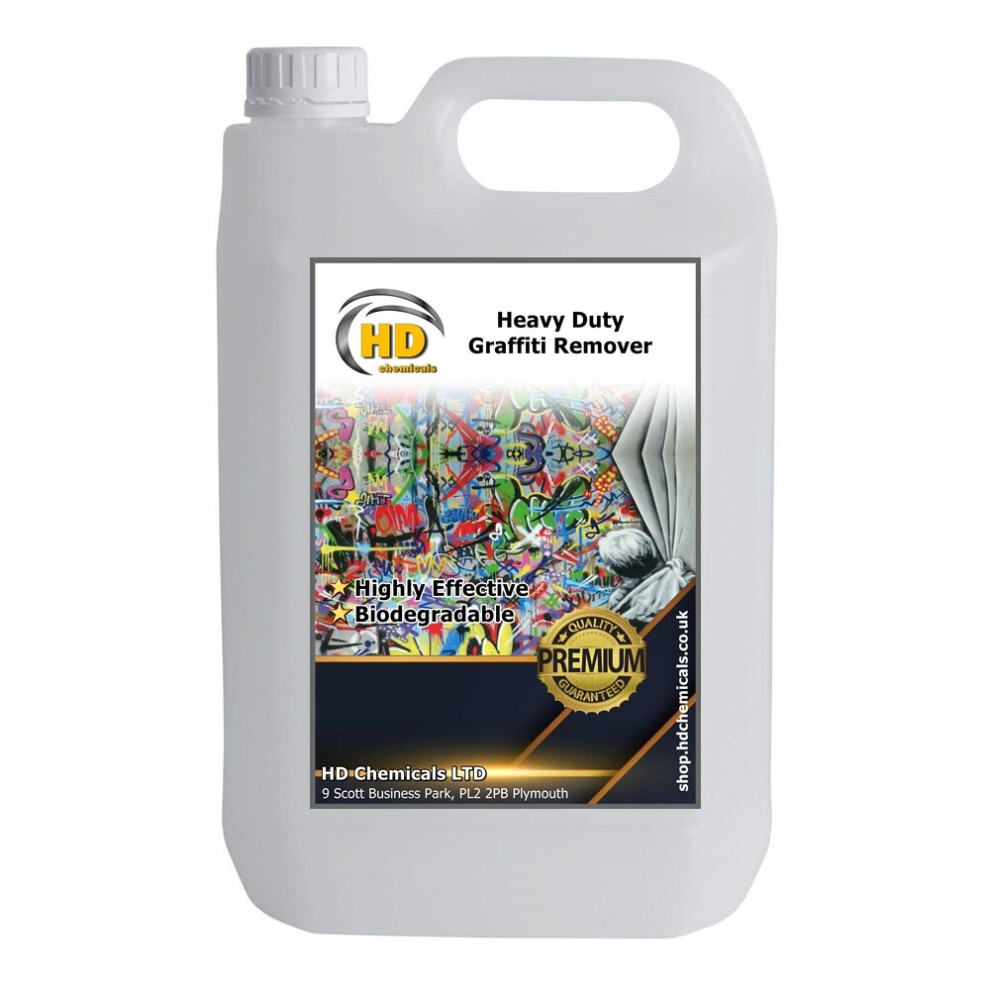 (5000ml - 5L) Heavy Duty Graffiti Remover Porous 500ml 5L