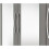 Nevada 4 Door 2 Drawer Mirrored Wardrobe 3D Effect Grey 3
