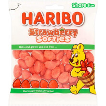 Haribo Strawberry Softies Sweets Tagada 160g