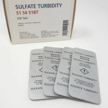 Accurate Water Analysis Testing Sulphate Turbidity 250 Tablets Blister Pack