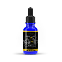 (1 Bottle) Atom Anabolic Liquid Testosterone Booster Muscle Growth & Strength