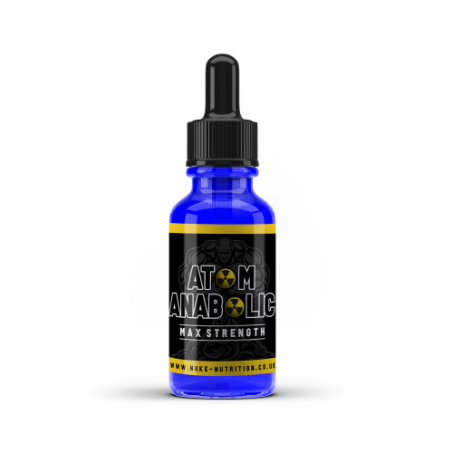 (1 Bottle) Atom Anabolic Liquid Testosterone Booster Muscle Growth & Strength
