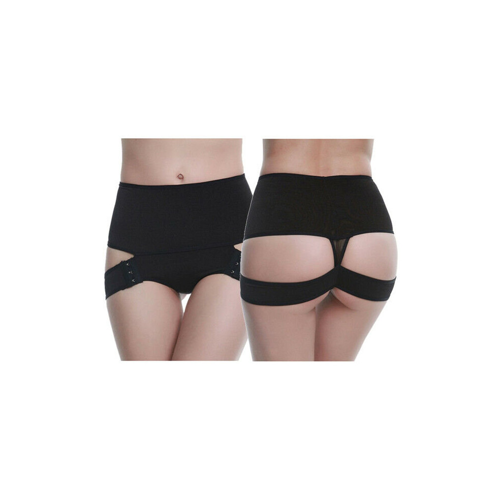 (M) Butt Lifter Enhancer Body Shaper Shapewear Tummy Control Bum Lift Slim Black