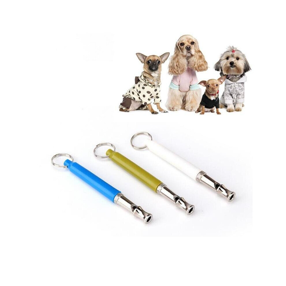 (Orange) Adjustable Pet Dogs Whistle Anti Bark Ultrasonic Sound Dogs Training Flute Pet Trainer Control Tools