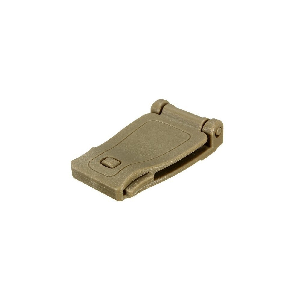 (Tan) Tactical Backpack Strap Webbing Connecting Buckle Clip