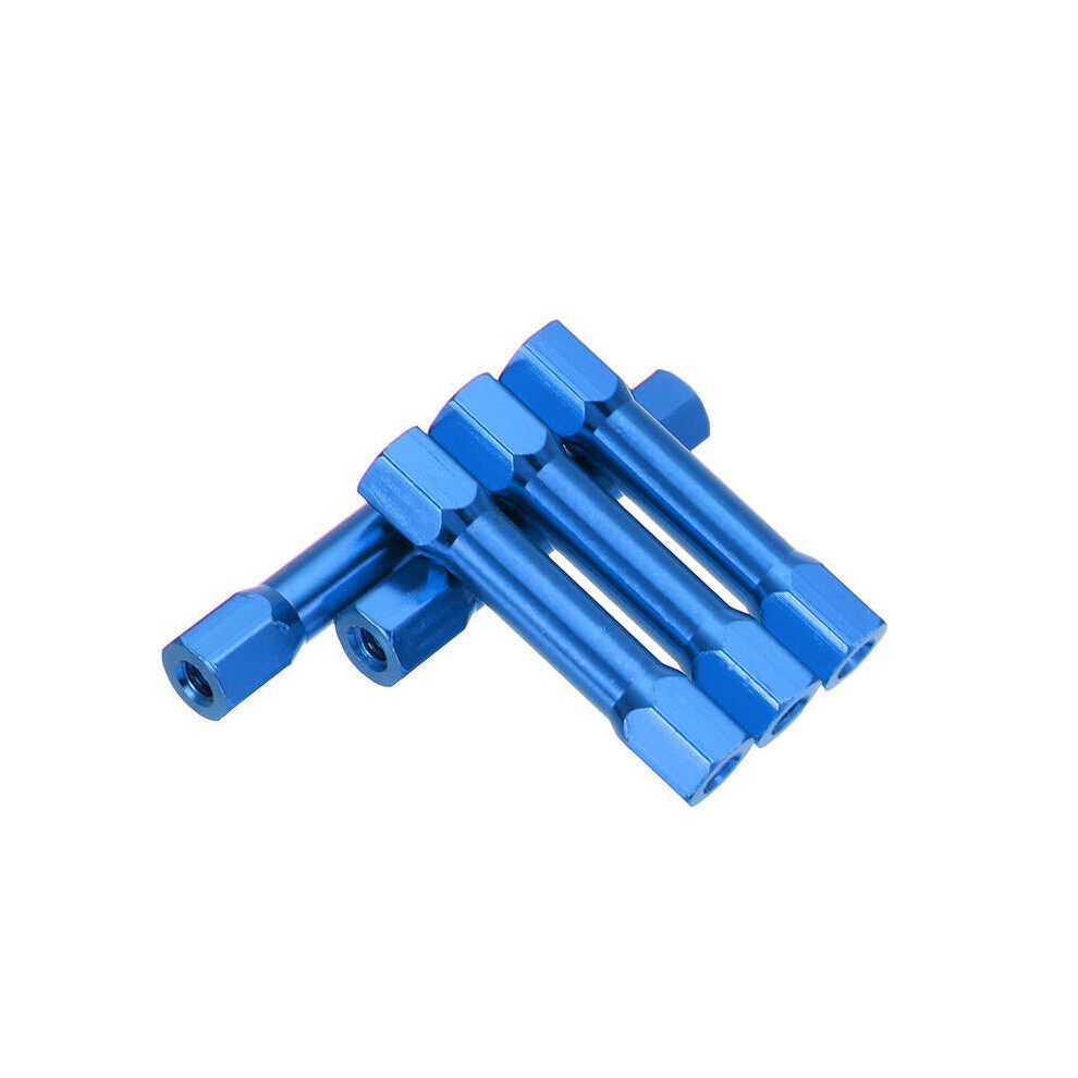 10Pcs M3 28mm Hex Standoff Hexagon Studs Aluminum Alloy Multicolor for PCB,Blue