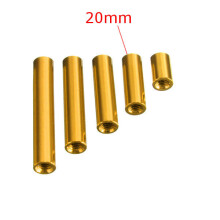 (20mm) M3 Aluminum Alloy Standoff Studs 10-35mm Gold Round PCB Board Spacers Standoffs 10pcs