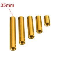 (35mm) M3 Aluminum Alloy Standoff Studs 10-35mm Gold Round PCB Board Spacers Standoffs 10pcs