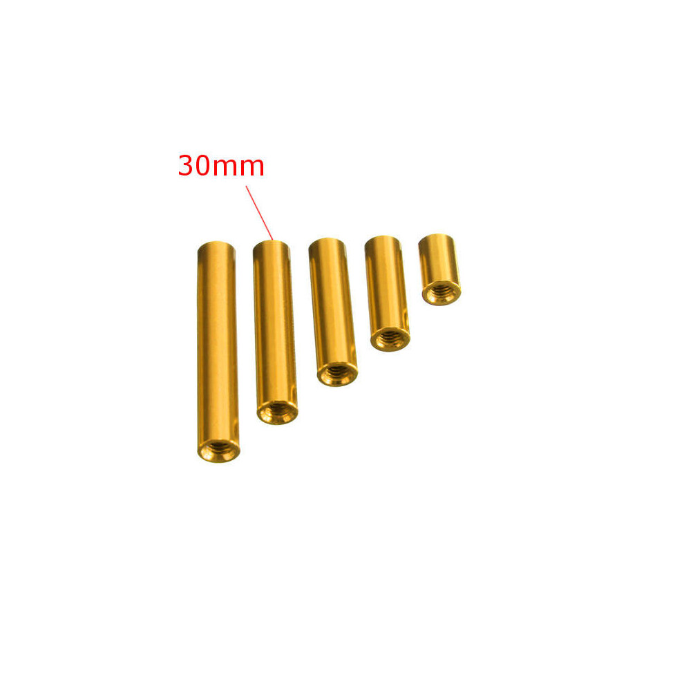 (30Mm) M3 Aluminum Alloy Standoff Studs 10-35Mm Gold Round Pcb Board Spacers Standoffs 10Pcs 6112212018446