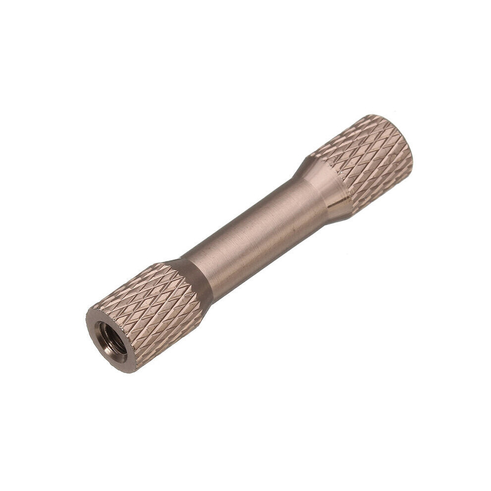 (Grey) 10Pcs M3 30mm Knurled Standoff Aluminum Alloy Multicolor