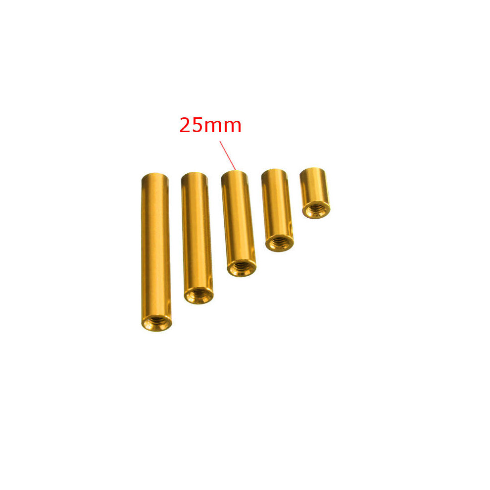 (25Mm) M3 Aluminum Alloy Standoff Studs 10-35Mm Gold Round Pcb Board Spacers Standoffs 10Pcs 6112212018439