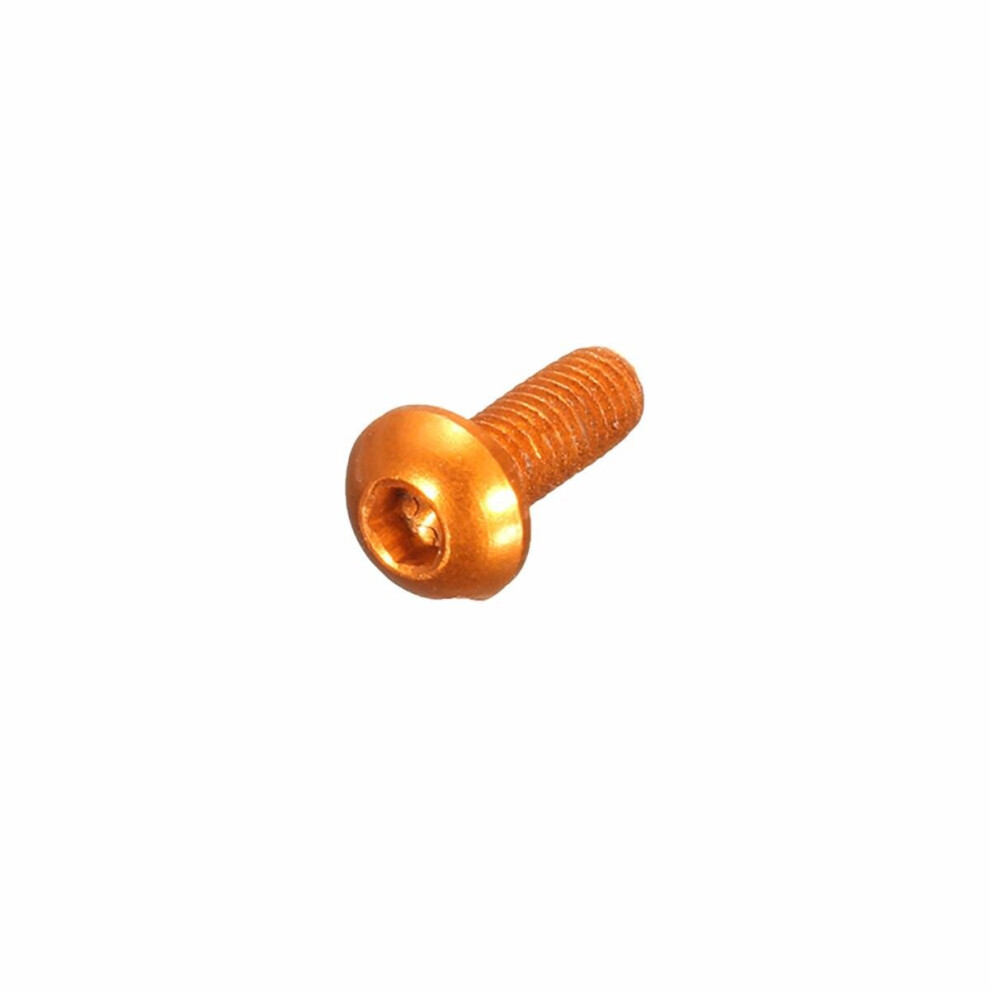 (Orange) M3AS14 10Pcs M3 30mm Aluminum Alloy Standoff Spacer Round Column MultiColor Smooth Surface