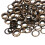 100pcs 6mm Brass Eyelets Silver Bronze Punch Tool Kit Leather Craft Clothes DIY Tools Kit 7
