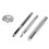 4 Pcs Metal Leather Craft Tools Snap Rivet Fastener Buttons Installation Tool Kit Hand Punch Tool Set 3