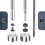 4 Pcs Metal Leather Craft Tools Snap Rivet Fastener Buttons Installation Tool Kit Hand Punch Tool Set 6