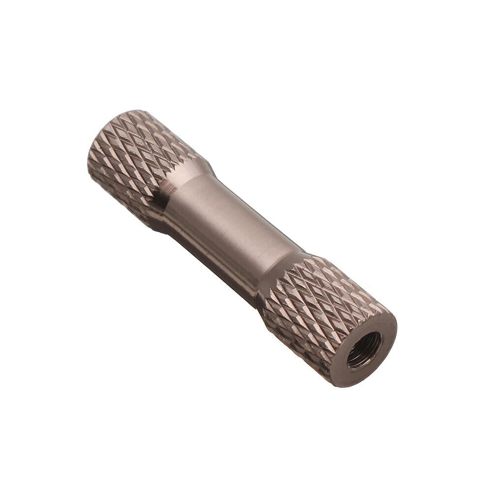 (Grey) 10Pcs M3 25mm Knurled Standoff Aluminum Alloy Multicolor