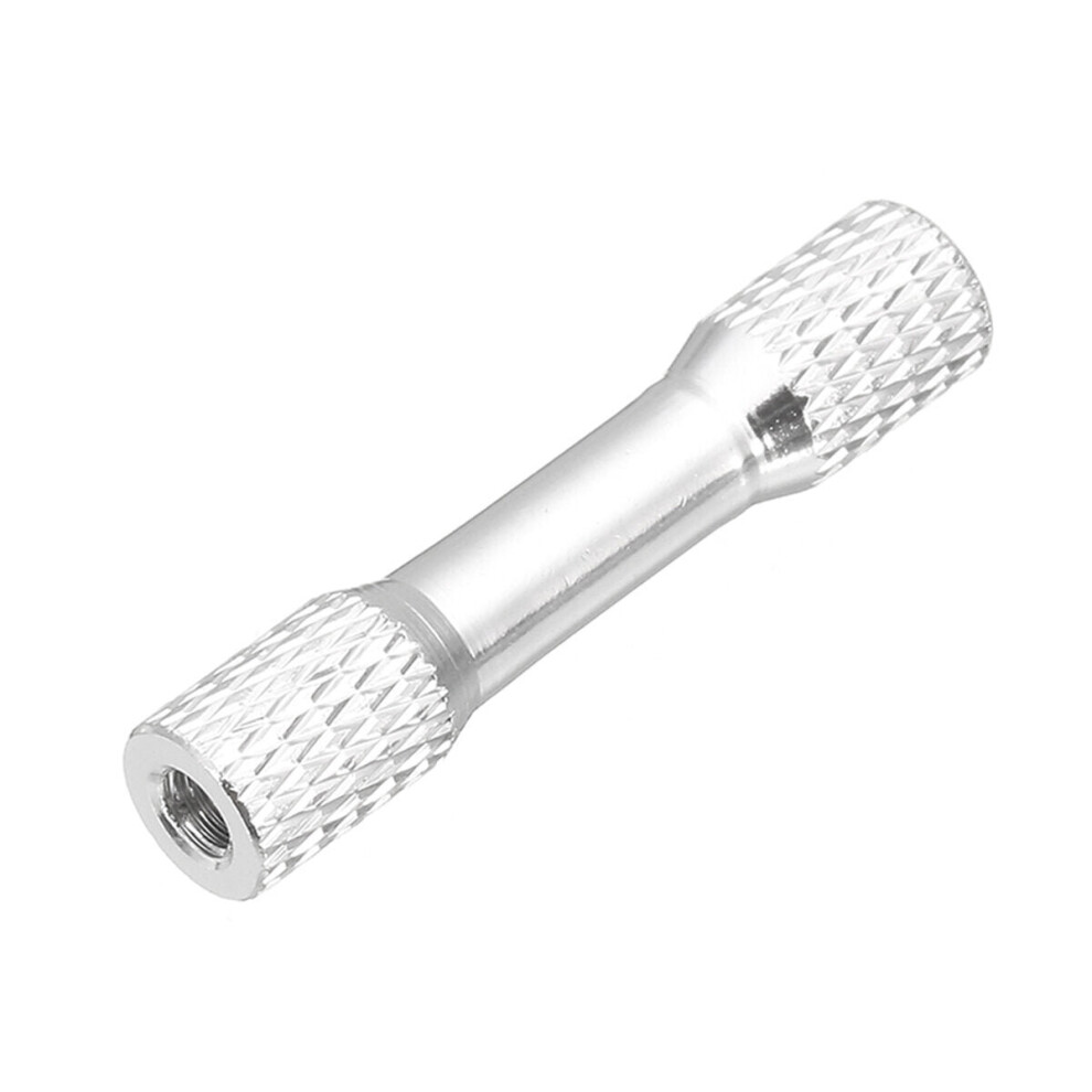 (Silver) 10Pcs M3 15mm Knurled Standoff Aluminum Alloy Multicolor